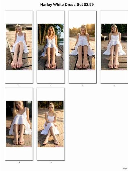 Harley White Dress Set (Look book Vol. 3) product image (1)