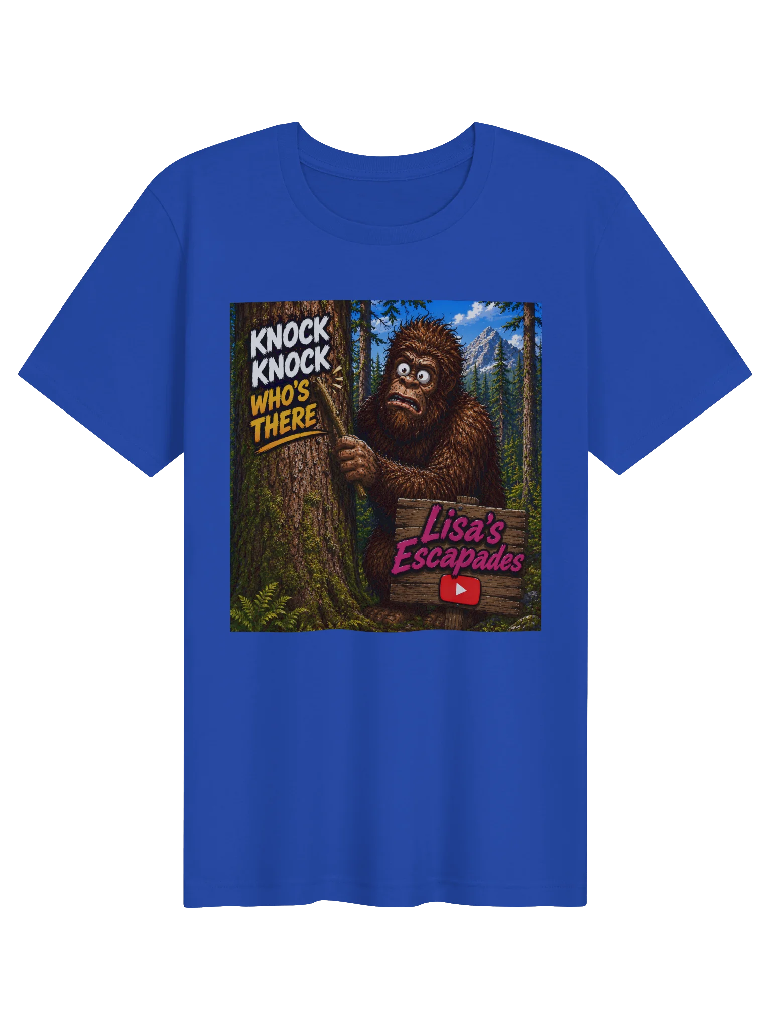 Trending Bigfoot Knock Knock Adventure Tee product image (1)