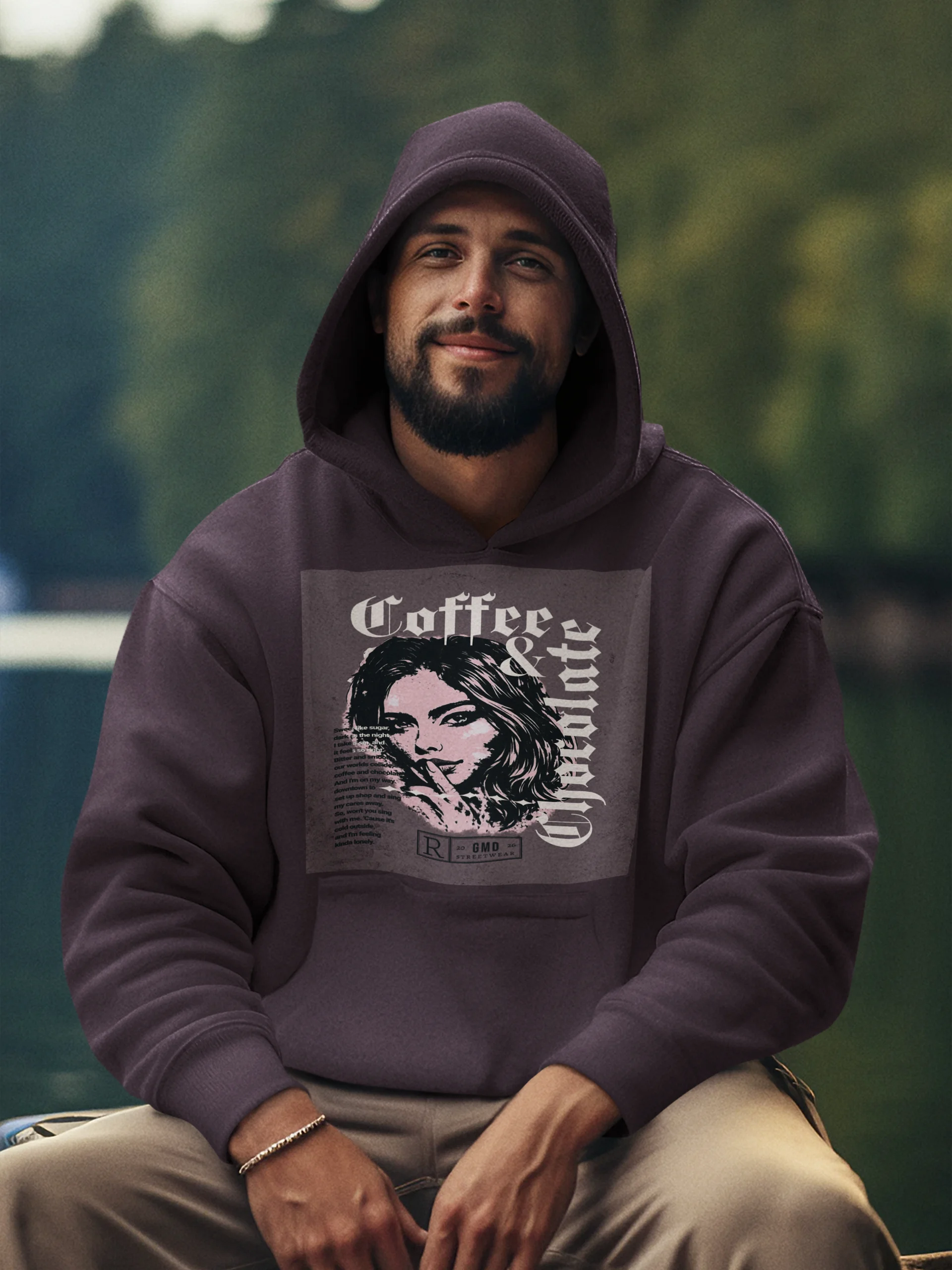 Coffee & Chocolate Streetwear Hoodie product image (4)