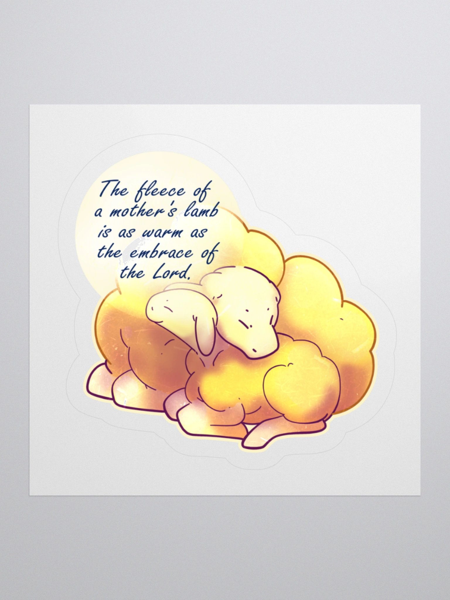 Mother Lamb Sticker product image (2)
