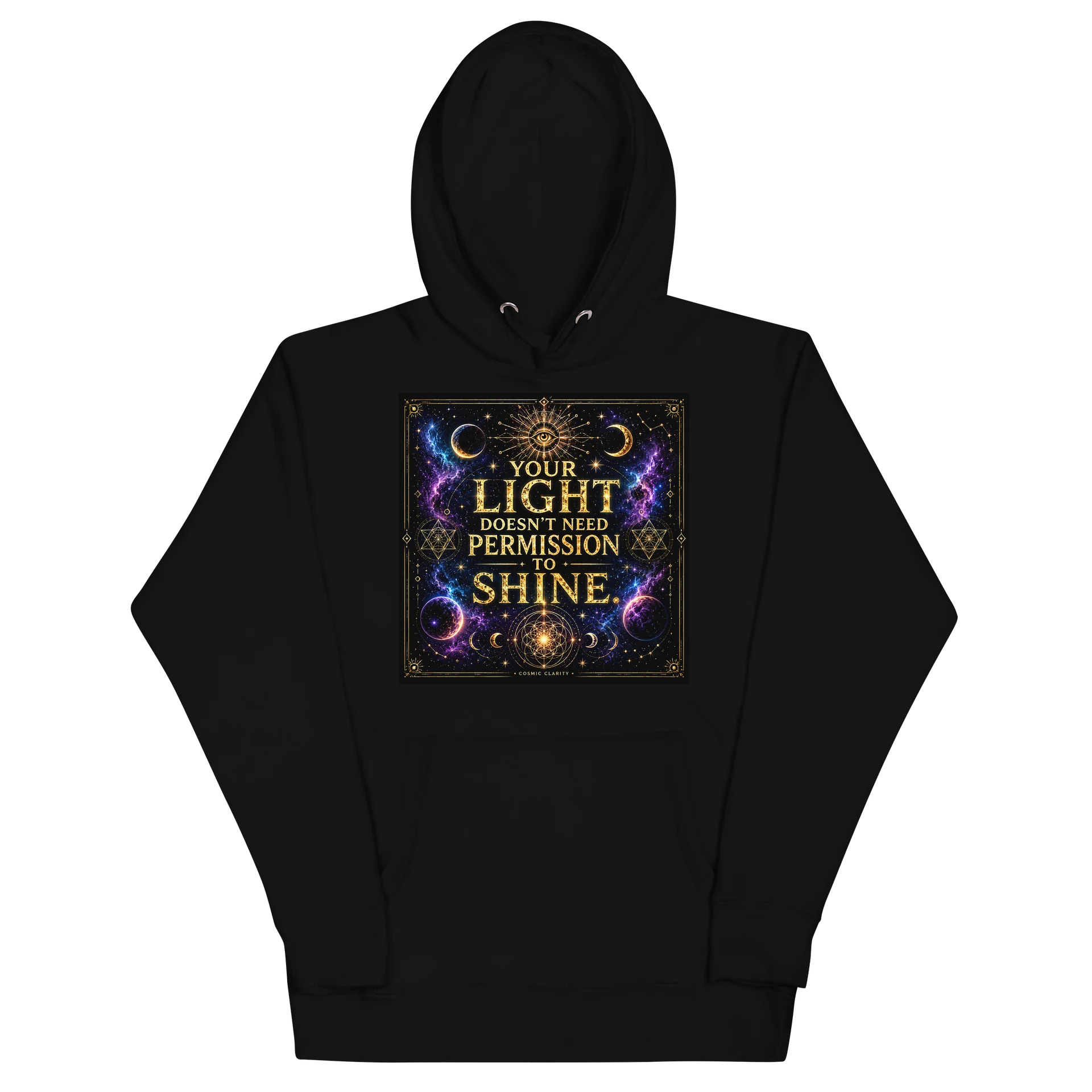 Your Light Doesn't Need Permission To Shine Unisex Hoodie product image (2)