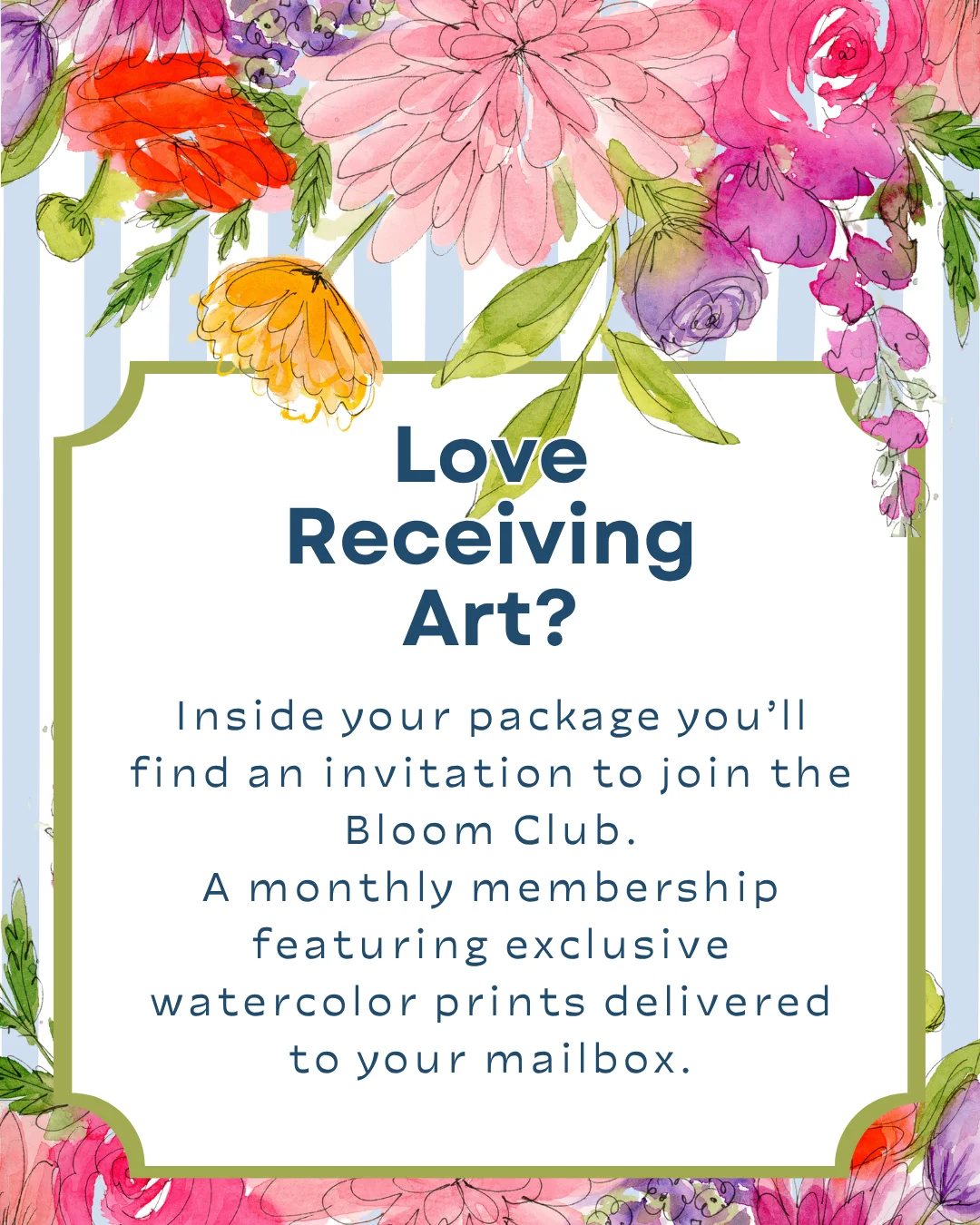 Surprise 5×7 Watercolor Print – Happy Mail product image (5)