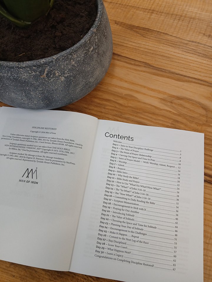Discipline Restored: Reignite spiritual disciplines in your life. (Paperback Workbook) product image (2)