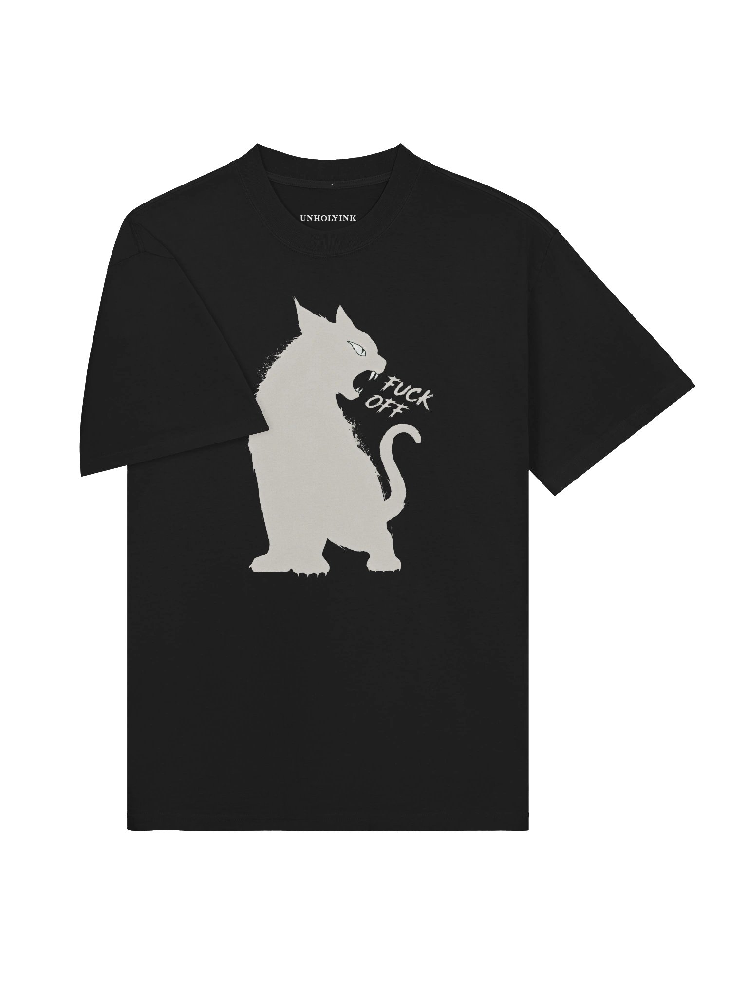 THE CAT HAS SPOKEN — Ink Splatter Oversized Tee product image (7)