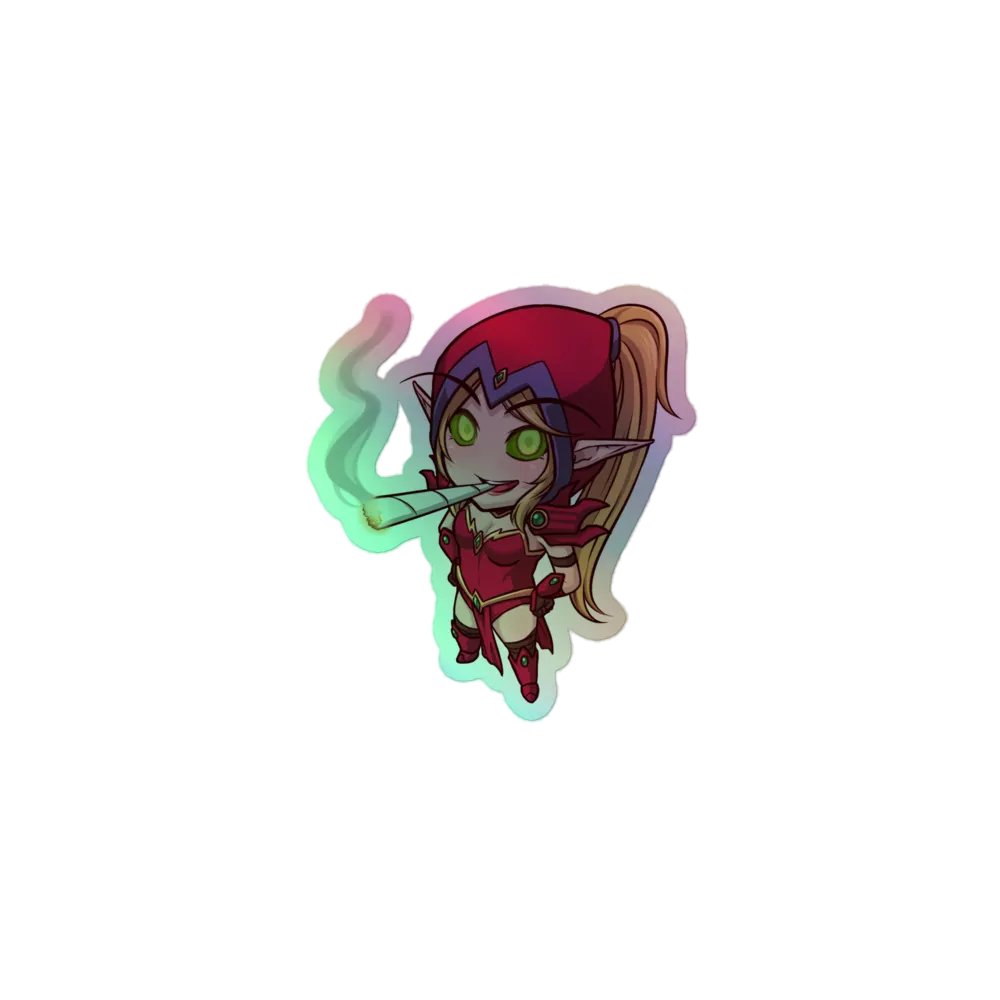 Holo Valeera Weed Sticker product image (1)