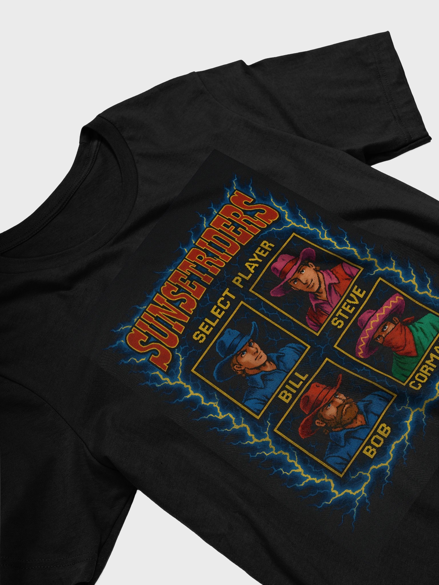 Sunset Riders Pixel Art T-Shirt product image (24)