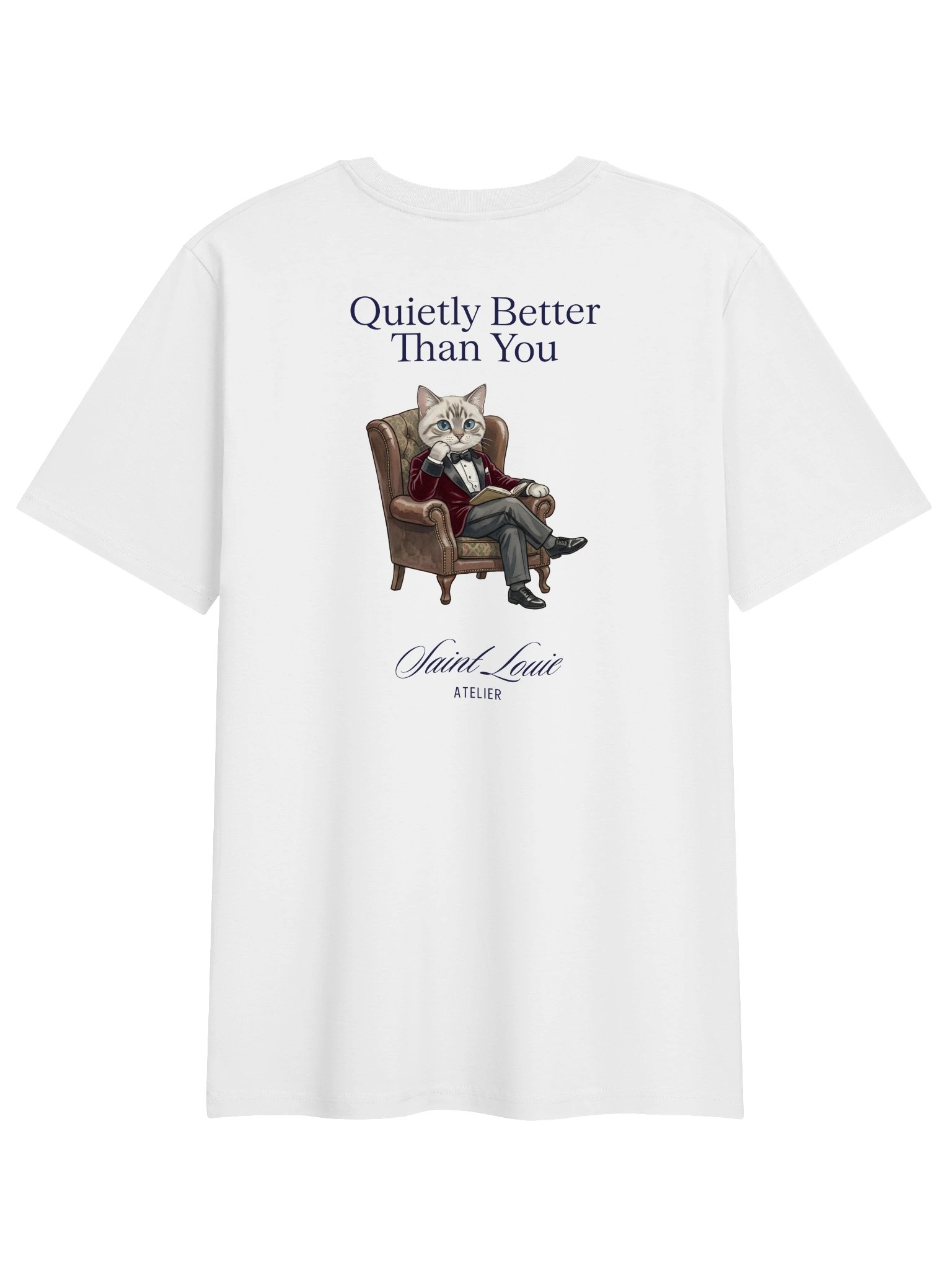 Better than you, Saint Louie Organic soft Tee, White product image (1)
