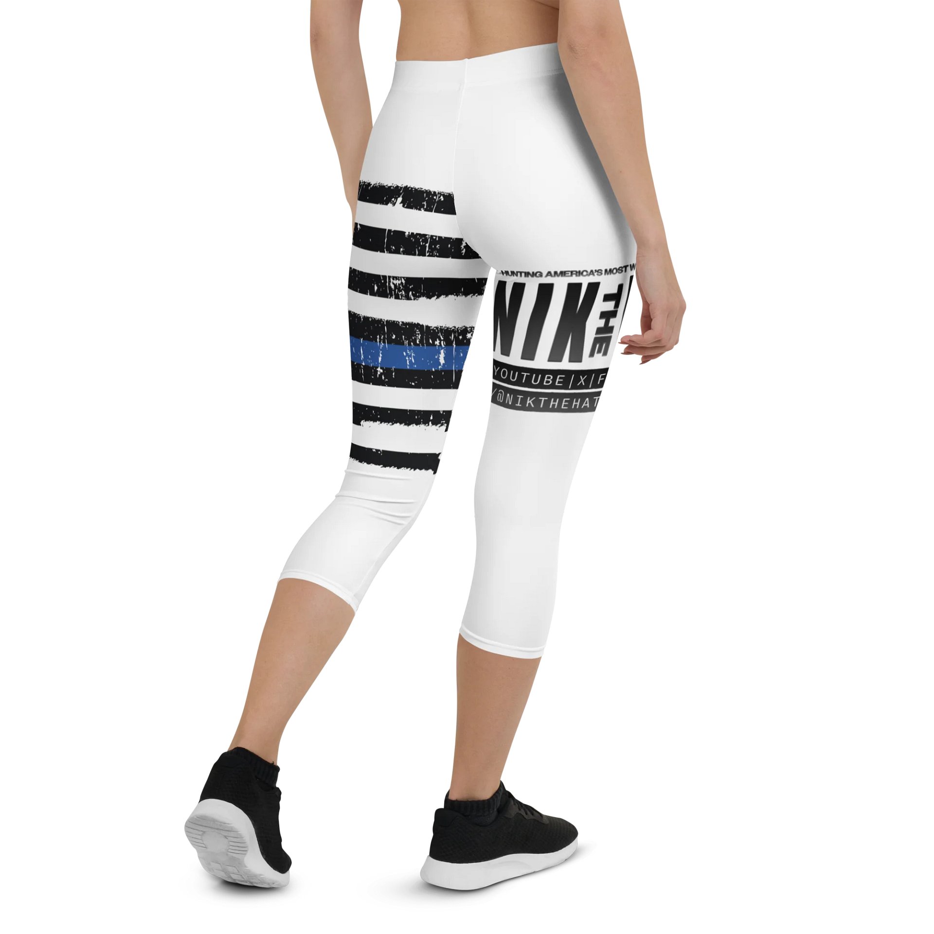 Nik The Hat | White Leggings – Summer ’25 BACK THE BLUE Edition product image (3)