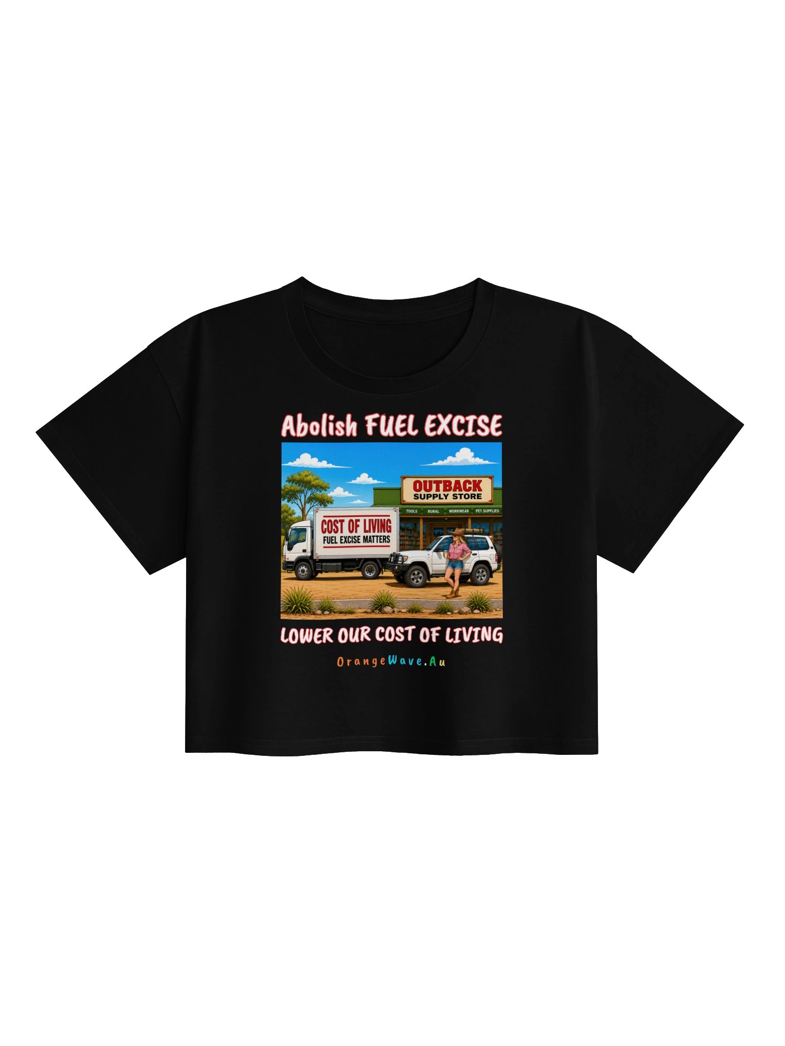 Abolish Fuel Excise Crop Top product image (3)