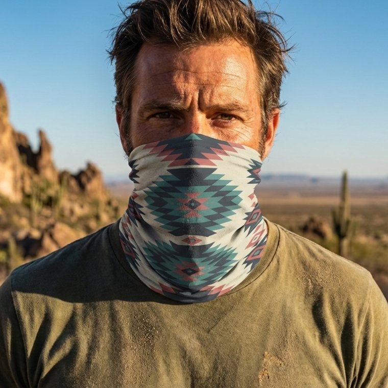 Nomad Neck Gaiter – Mexican Symmetry Edition 06 product image (7)