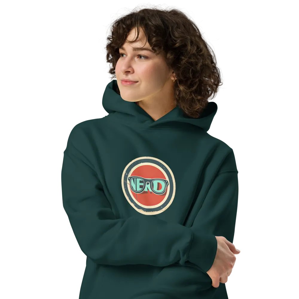Vintage Nerd Premium Oversized Hoodie product image (4)