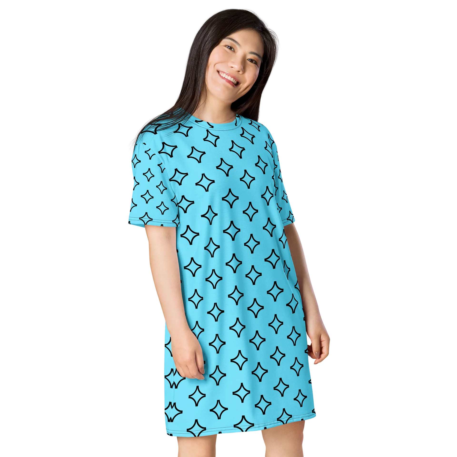 All-Over Print T-Shirt Dress product image (4)