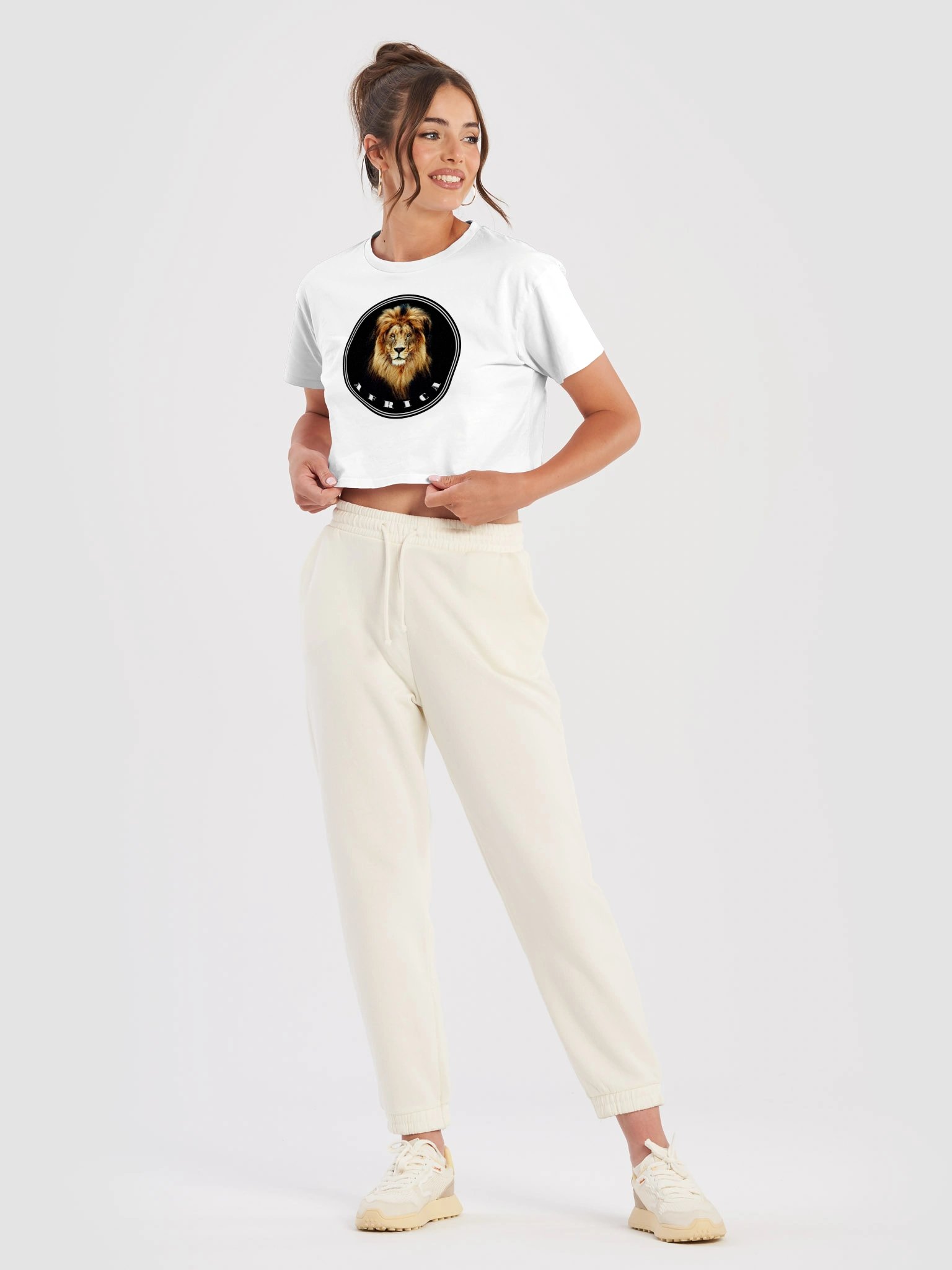Lion Circle - Graphic Women’s Crop Top product image (3)