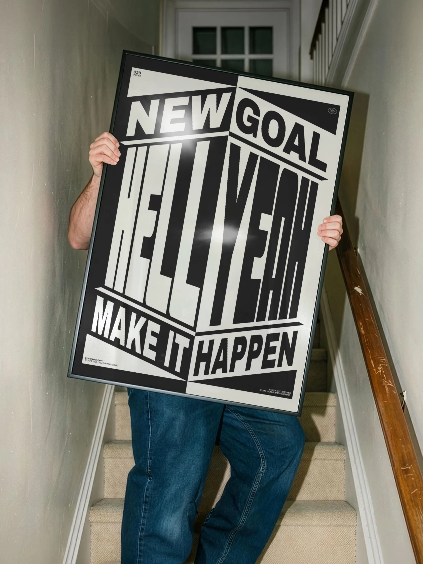 "HELL YEAH" Framed Poster product image (83)