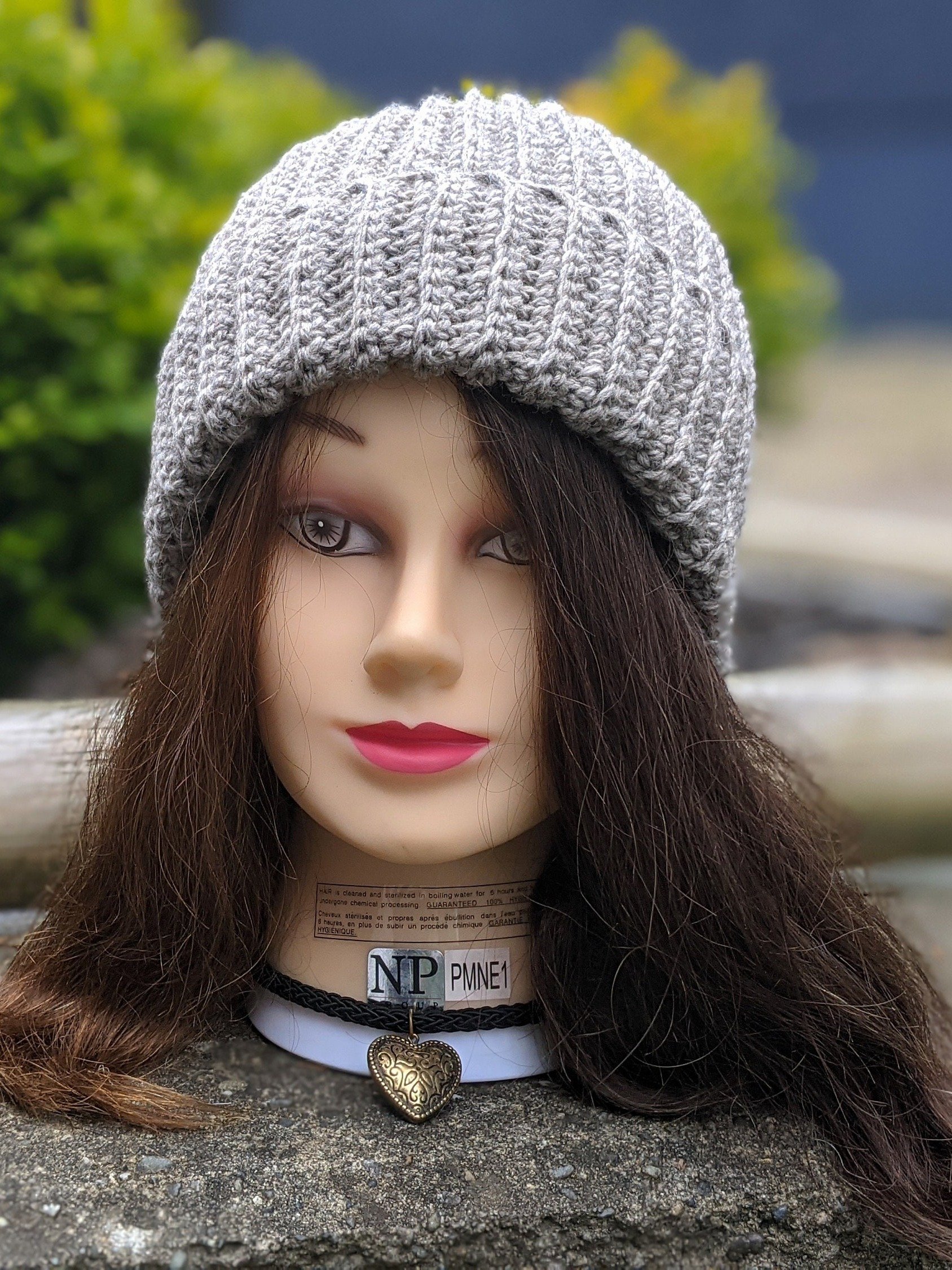 Crochet Ribbed Hat Pattern for Men & Women product image (4)