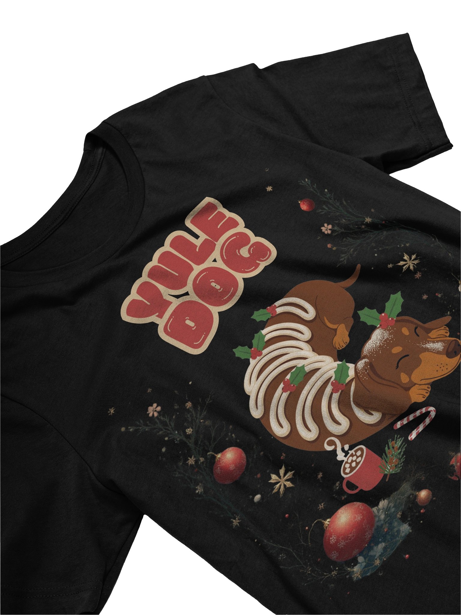 Yule Dog Dachshund Christmas T-Shirt product image (3)