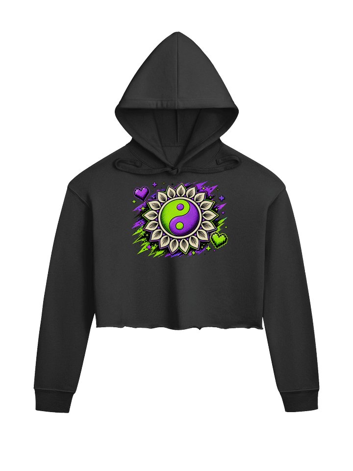 I Love Nerds Crop Hoodie product image (2)