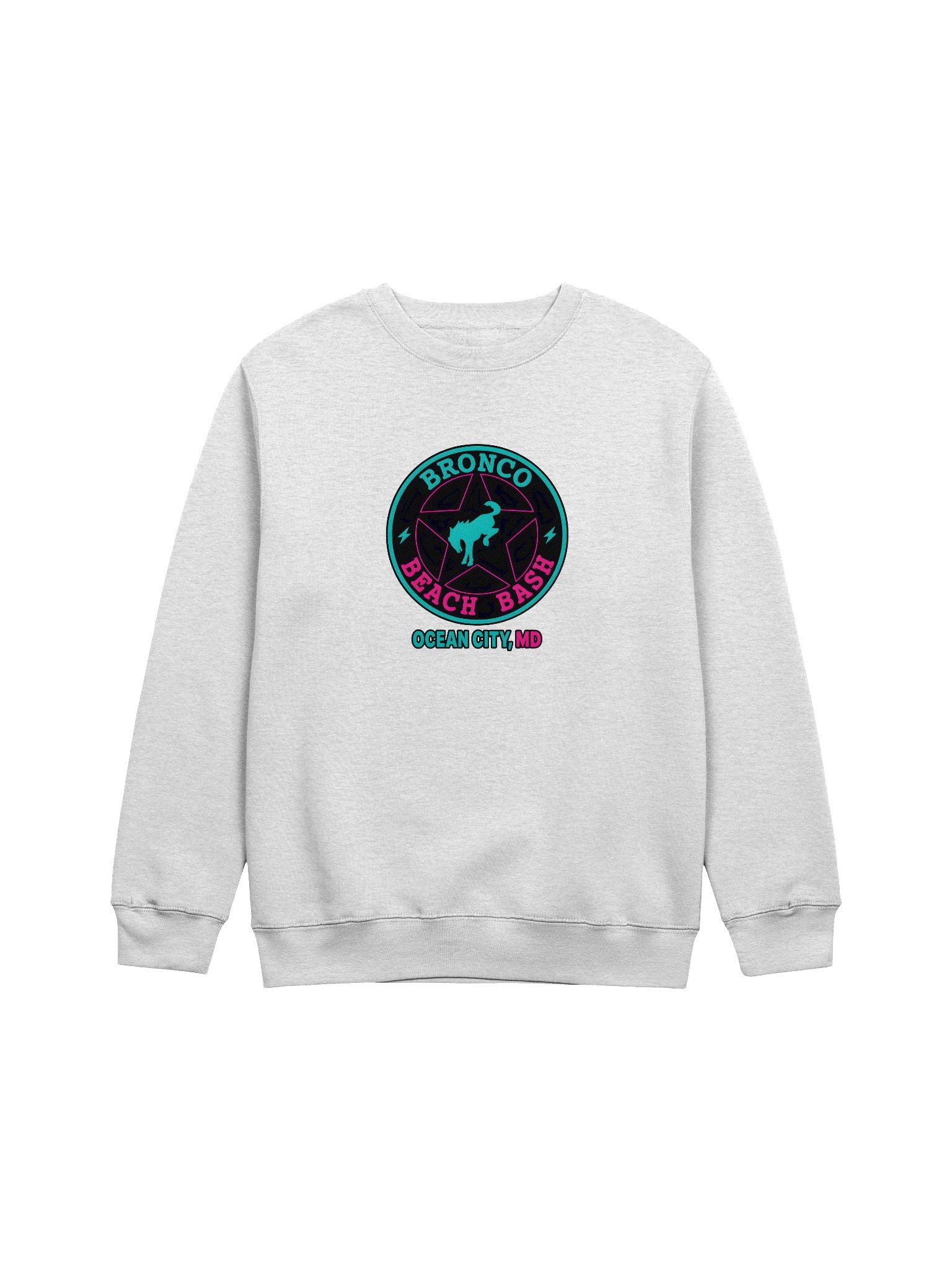 2025 Bronco Beach Bash Ocean City / Destination Bigfoot Bronco Collab Full Frontal/Full Send Sweatshirt (Multiple Colors Available) product image (3)