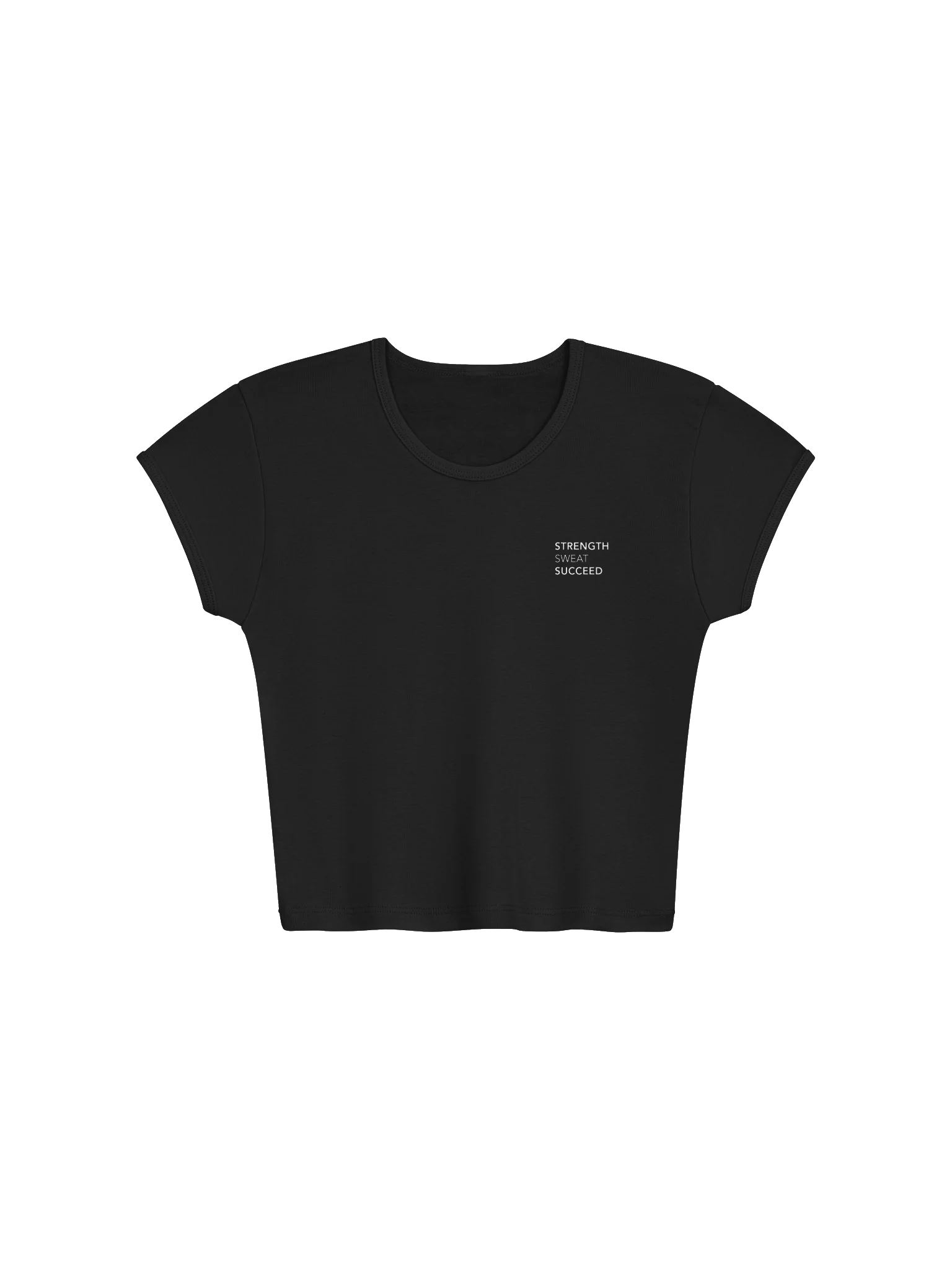 Strength Sweat Succeed Women’s Fitted Crop Tee product image (1)