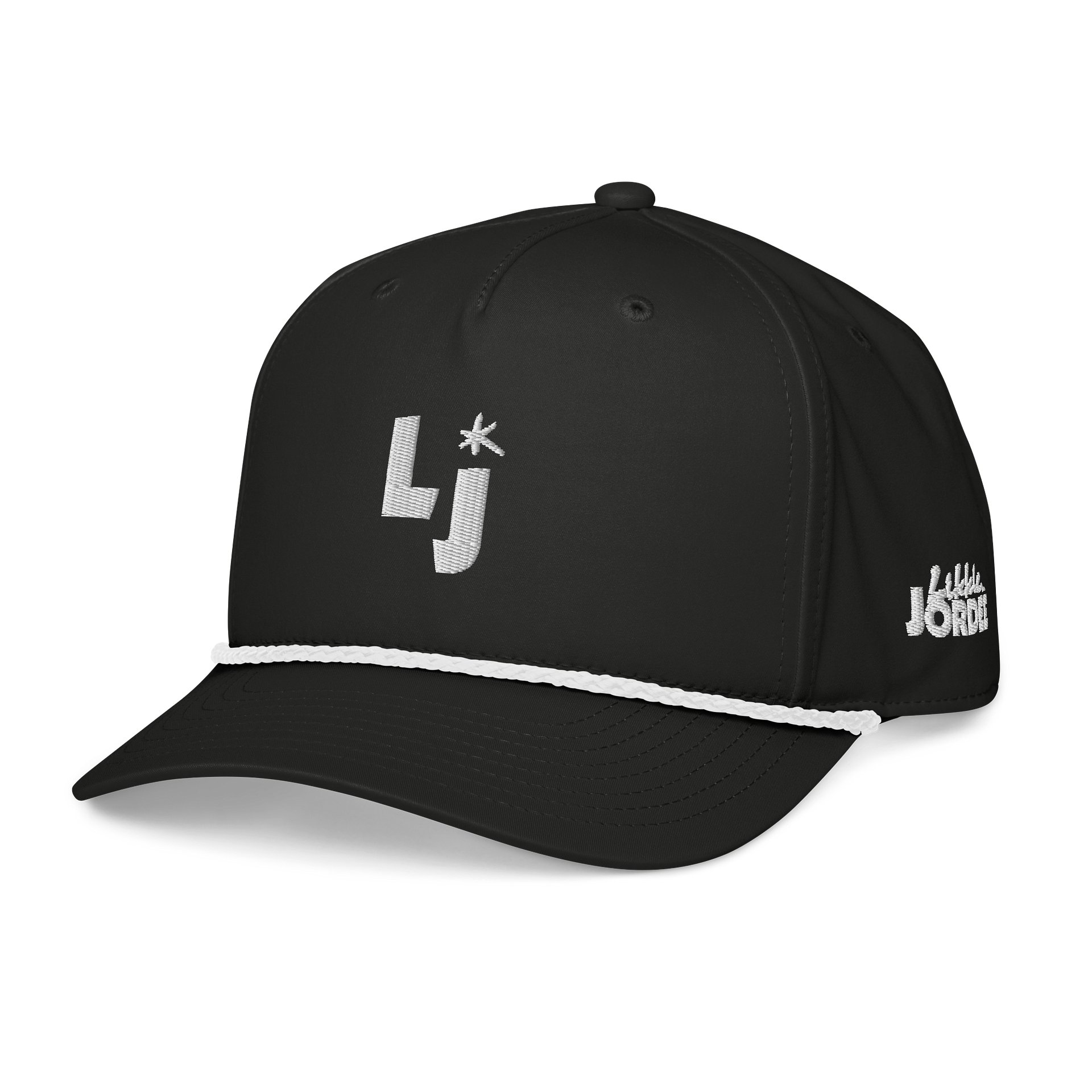 "Icon" Golf Rope Cap in Black product image (4)