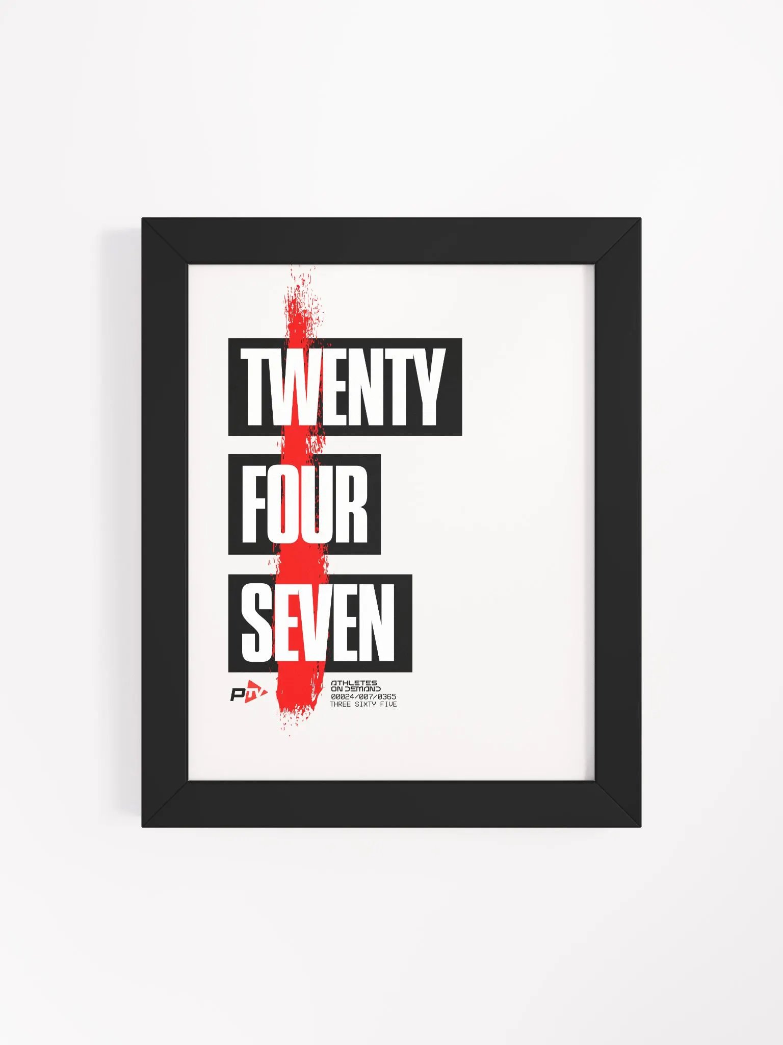 24/7 Red Streak Framed Poster product image (22)
