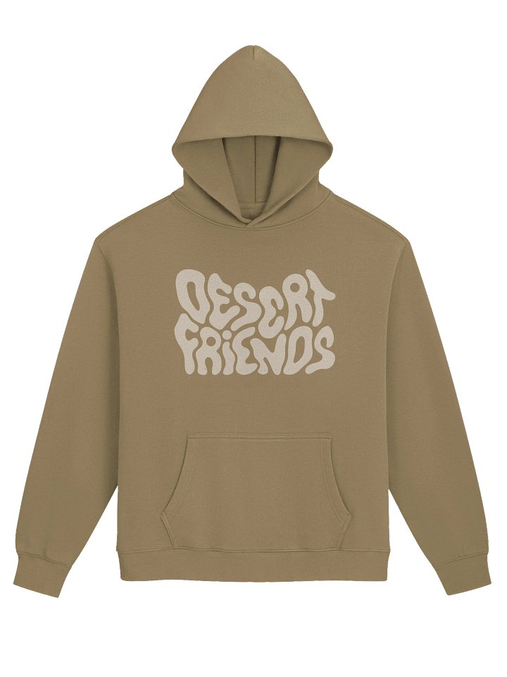 Desert Friends Beige Oversized Hoody product image (25)