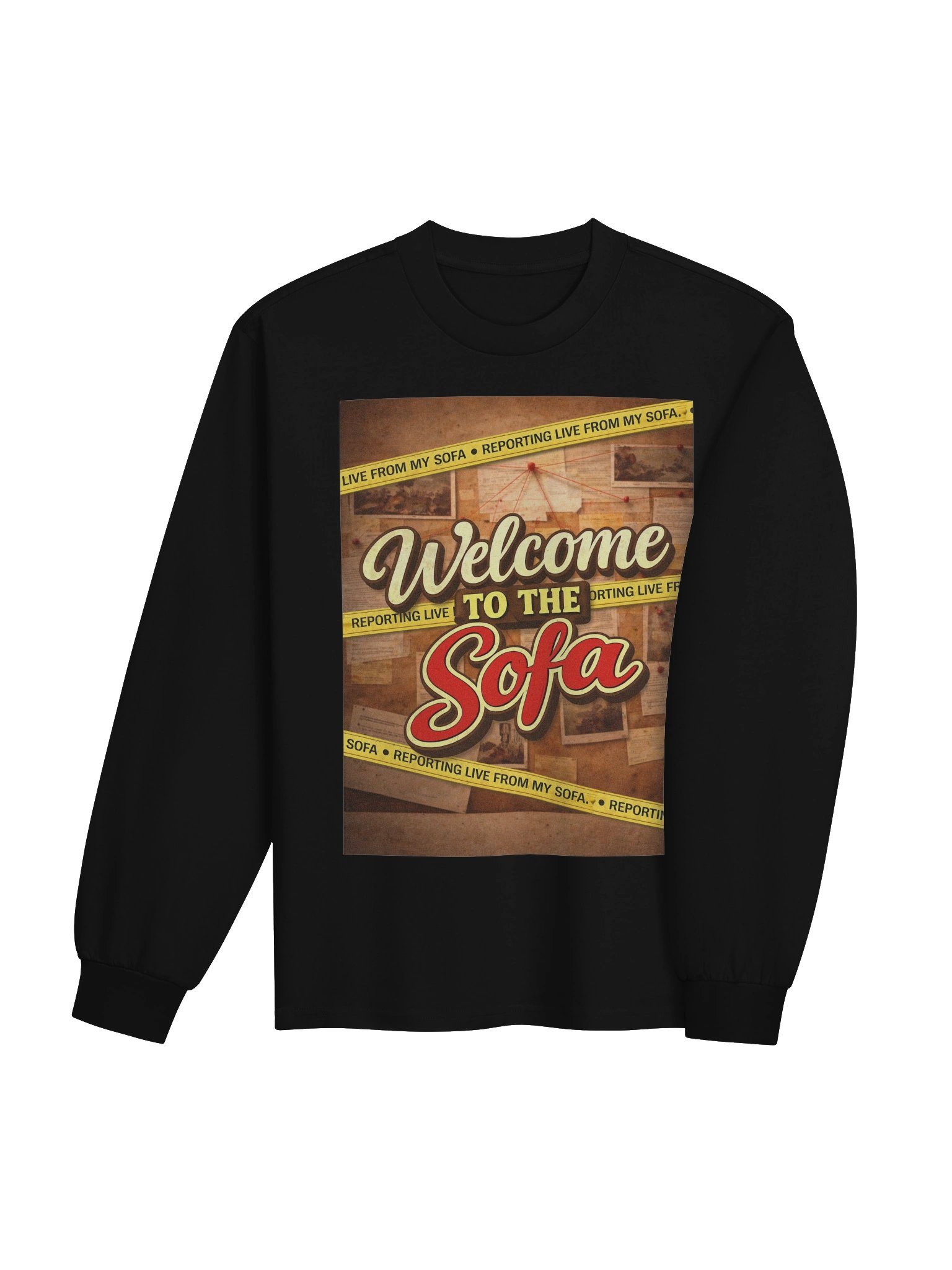 Welcome to the Sofa Crime Board Long Sleeve Shirt product image (18)