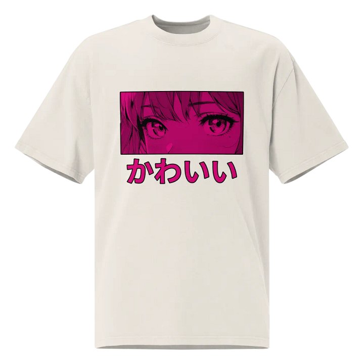 BUIII Kawaii Pink: Premium Oversized T-Shirt product image (1)