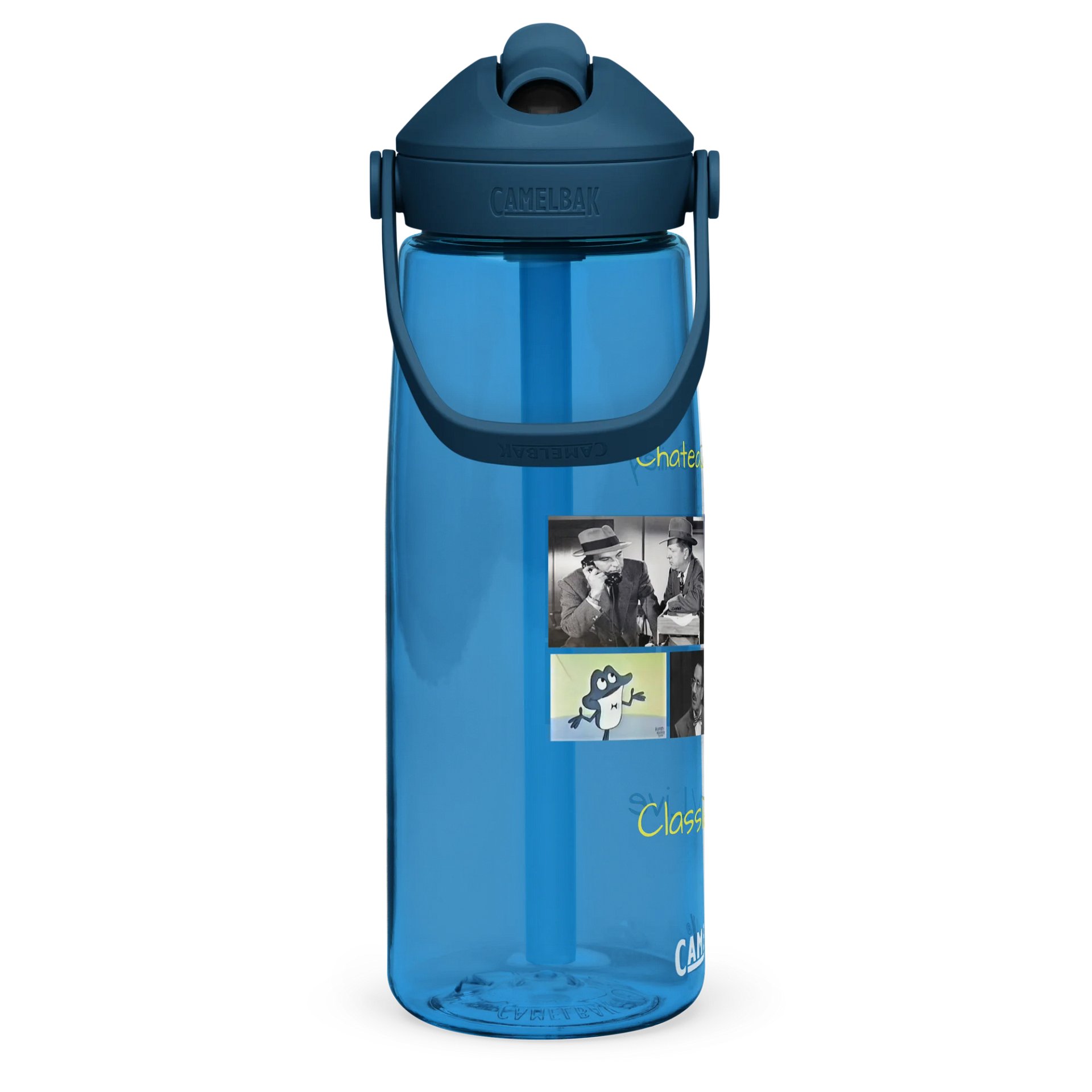 Vintage Film and TV Collage Water Bottle product image (4)