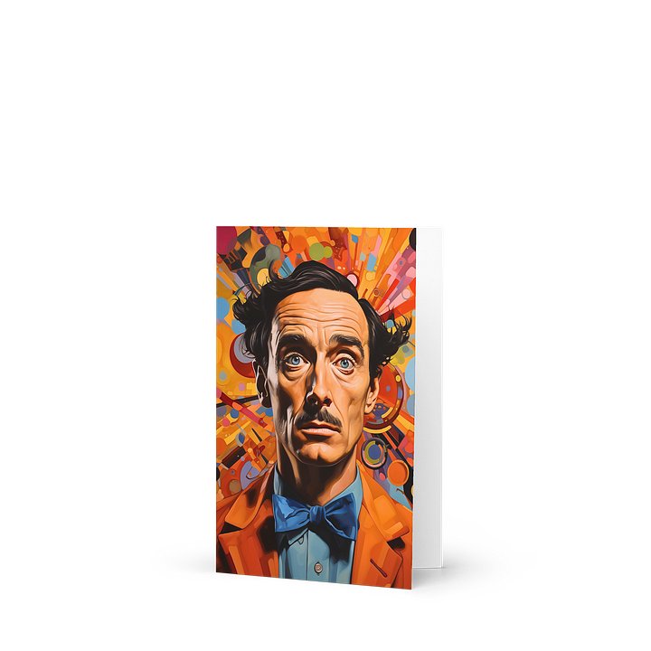 Orange Suit Man in Blue Bow Tie product image (1)