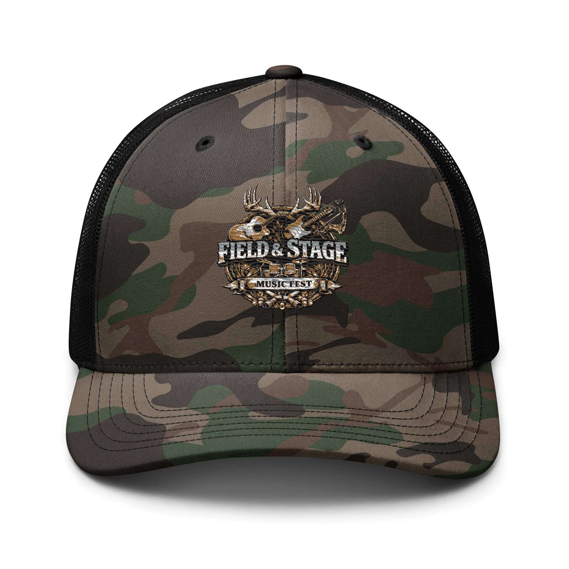 Field&Stage Music Camo trucker hat product image (1)