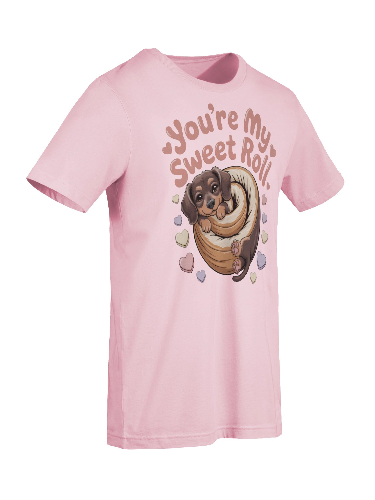 You’re My Sweet Roll Dachshund Shirt – Cute Valentine Wiener Dog Gift Tee product image (17)