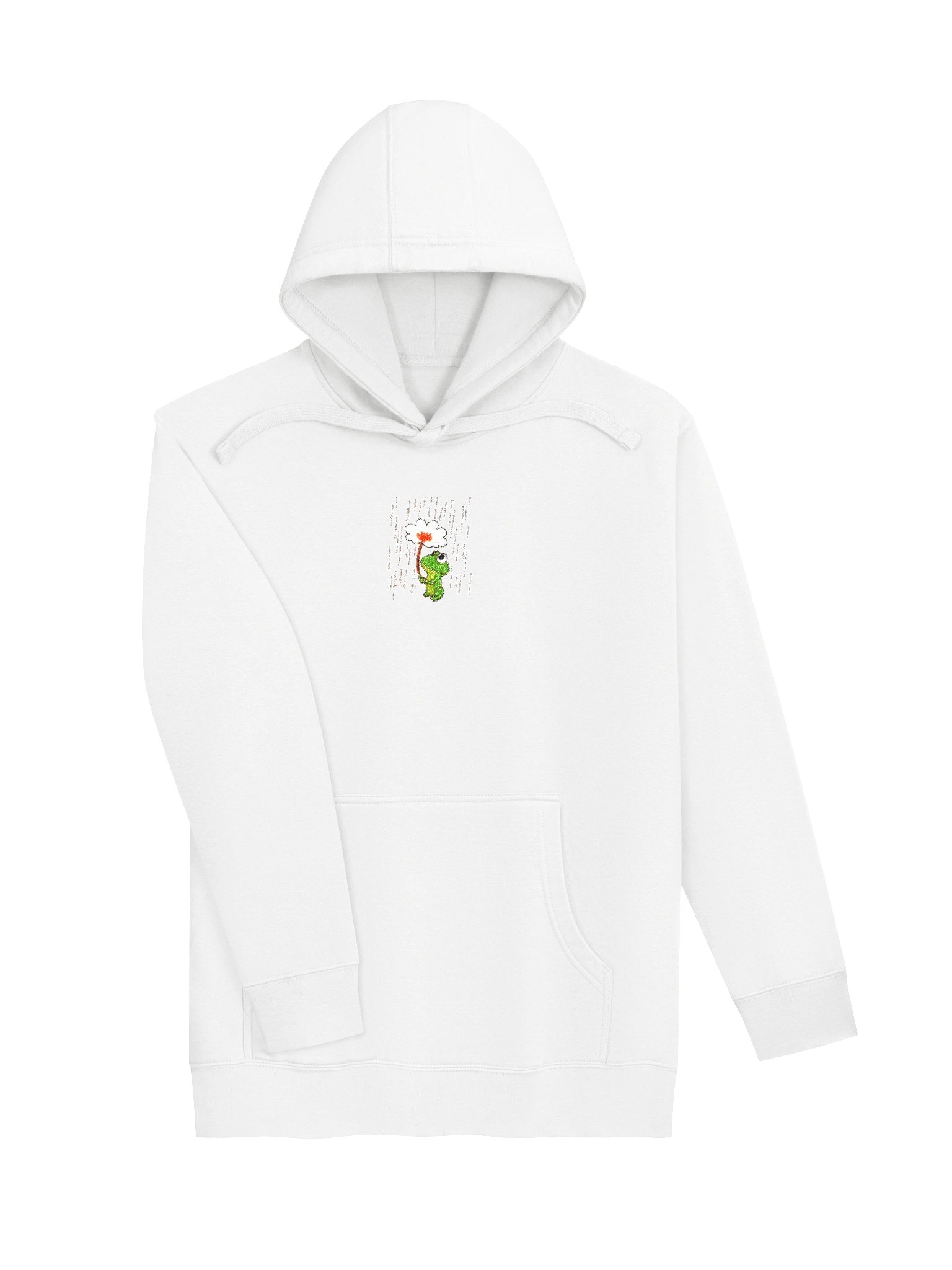 flower frog ☂ embroidered hoodie product image (3)