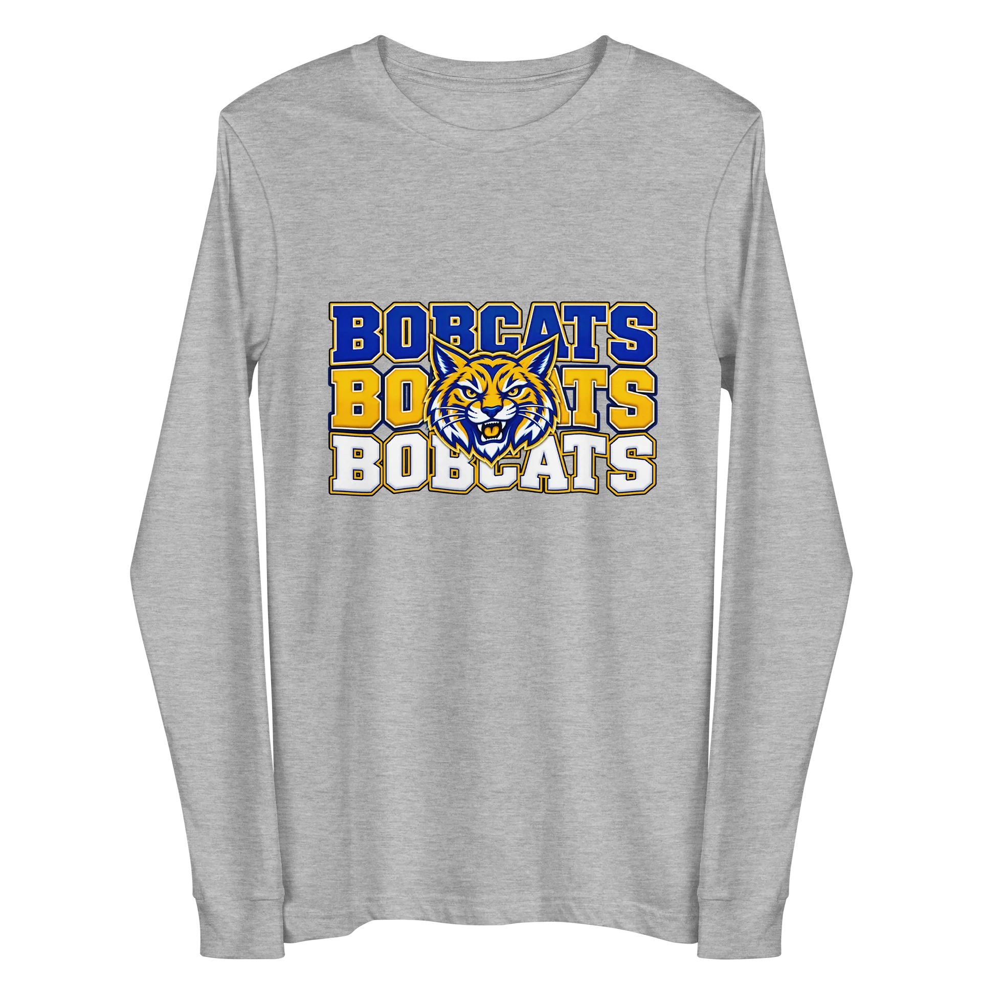 Bobcats Triple Logo Long Sleeve Tee product image (2)