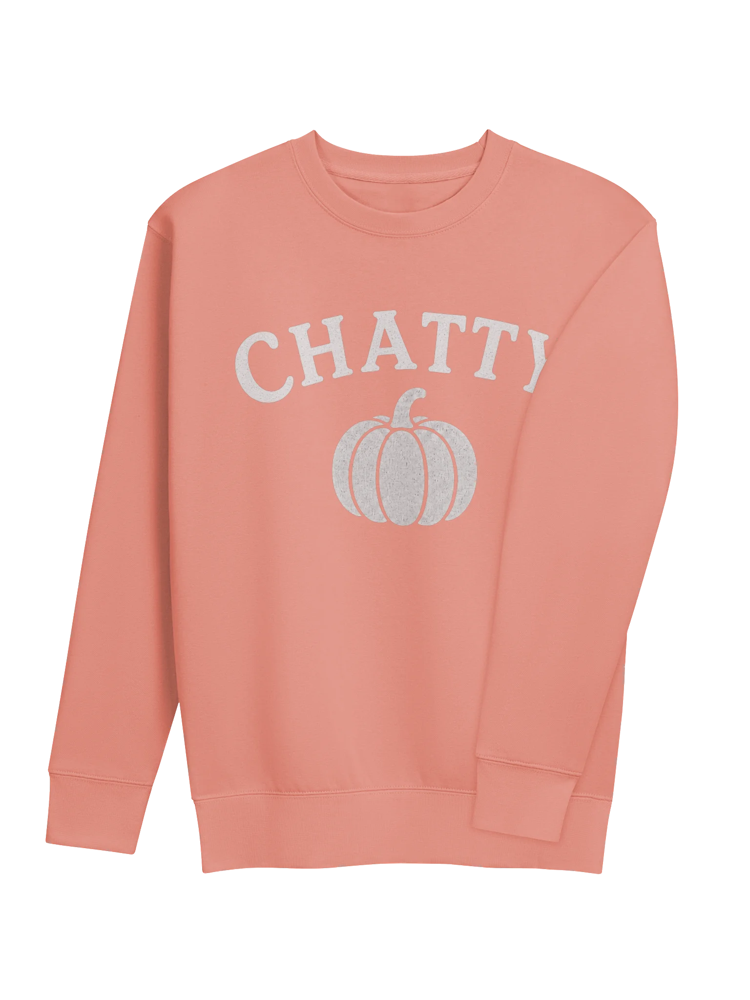 Chatty Pumpkin Premium Sweatshirt | Cozy Chatty Fall Collection product image (4)