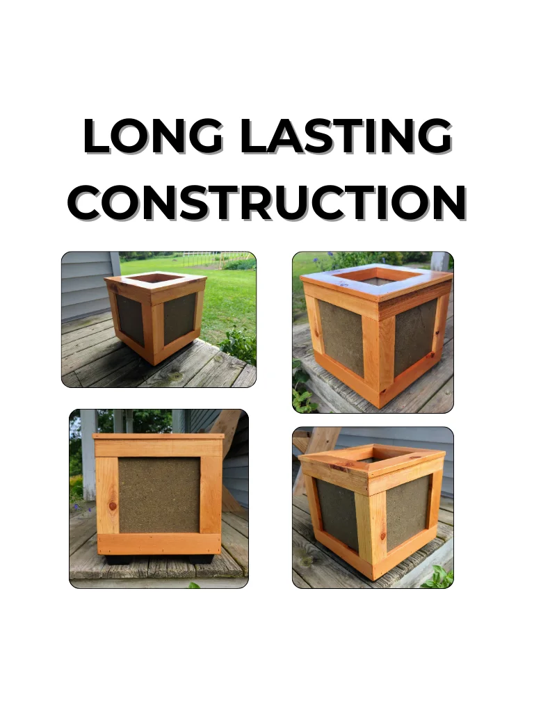 Modern Paver & Cedar Outdoor Planter: DIY Build Plans & Construction Guide product image (8)