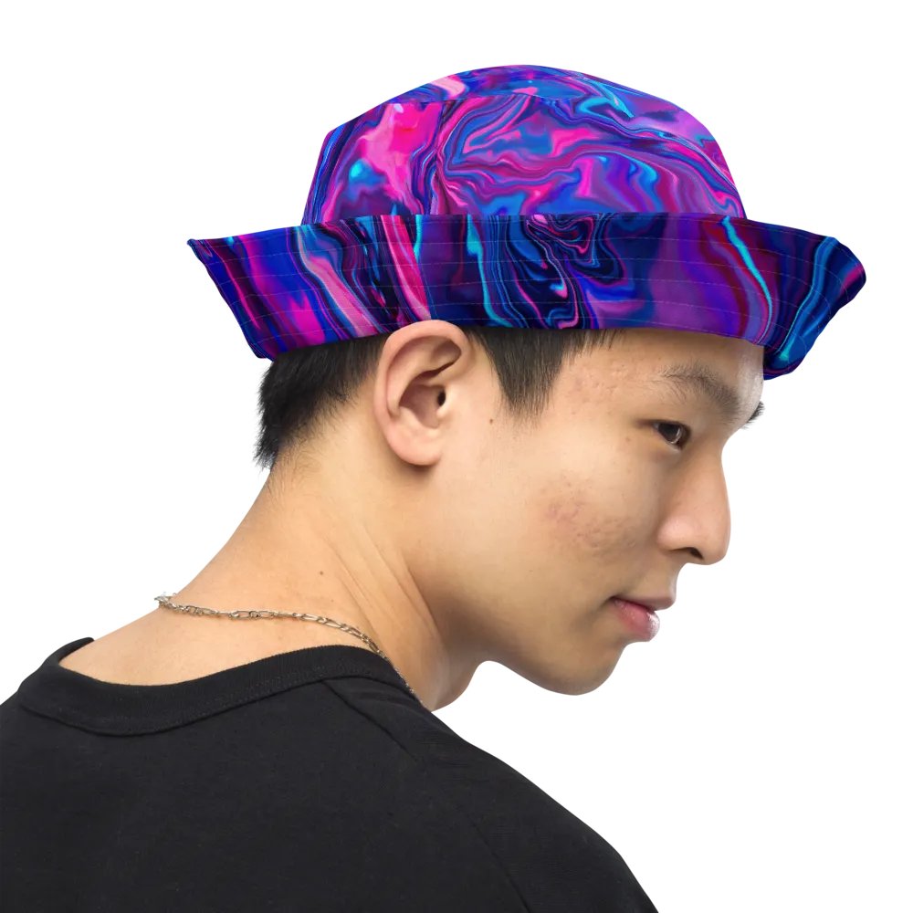 Multicolour Swirl Reversible Bucket Hat product image (6)