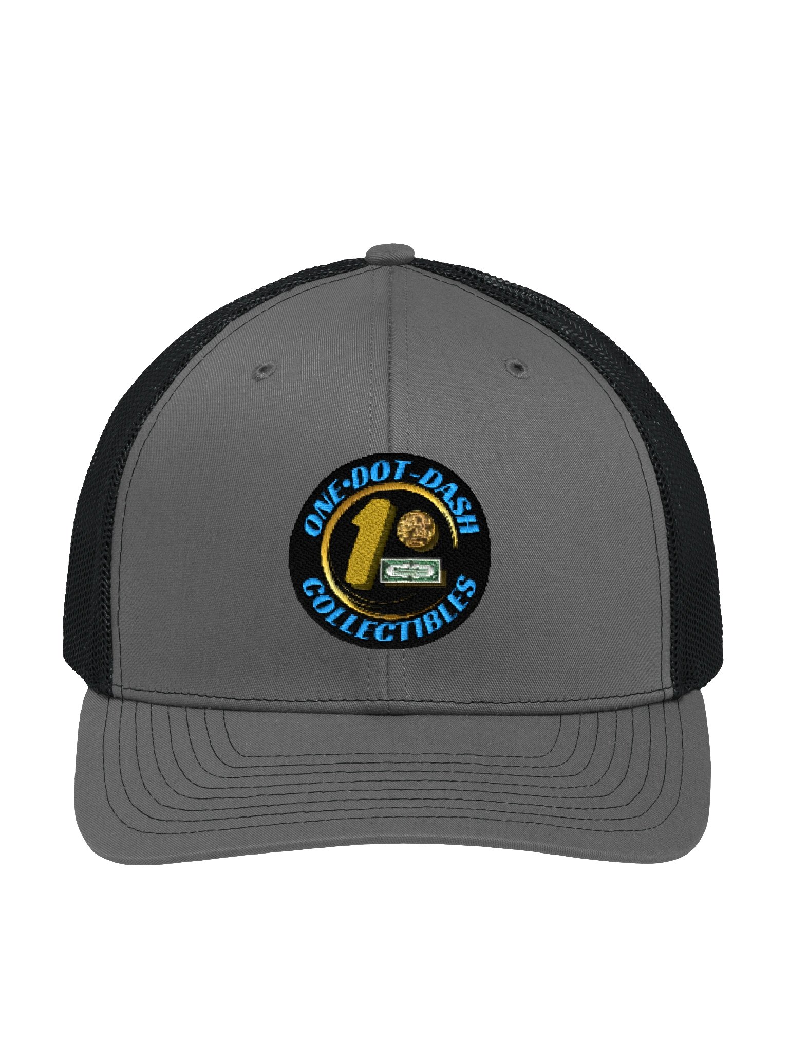 One Dot Dash Embroidered Trucker Hat product image (1)