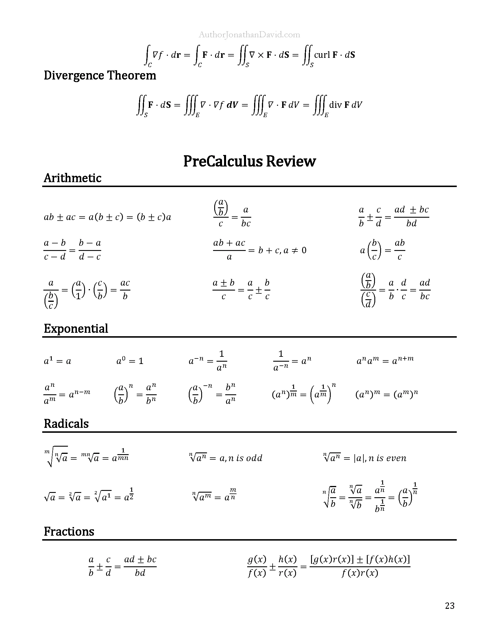 The Ultimate Cheat Sheet for STEM Majors | Calculus 3 product image (6)