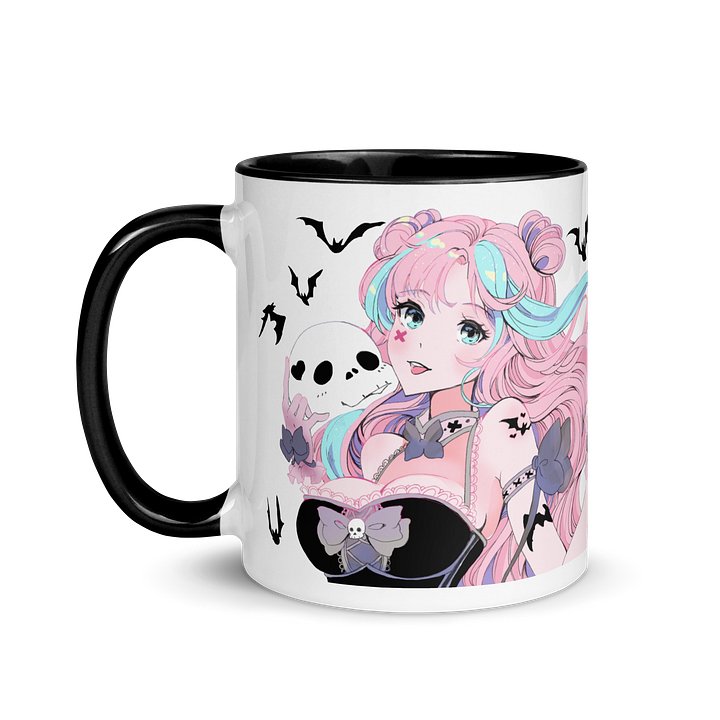 Fall 2024 SparkleGoth Waifu Mug ♥Skelly Love!♥ product image (1)