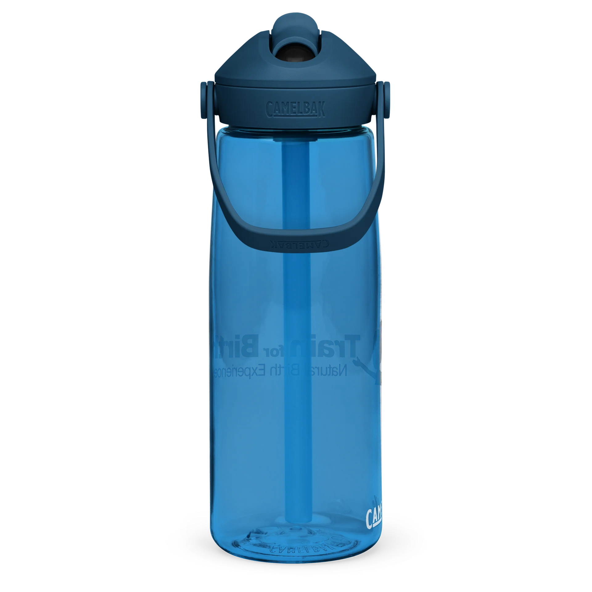 Train for Birth® 25oz CamelBak Thrive® Flip Straw Oxford Blue Water Bottle product image (4)