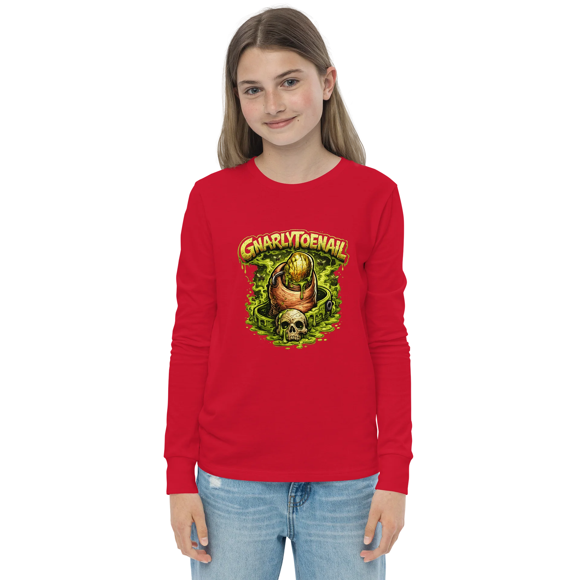 GnarlyToenail Decay Girl's Youth Long Sleeve Tee product image (1)