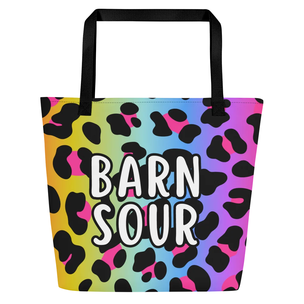 Barn Sour Rainbow Leopard Tote product image (2)