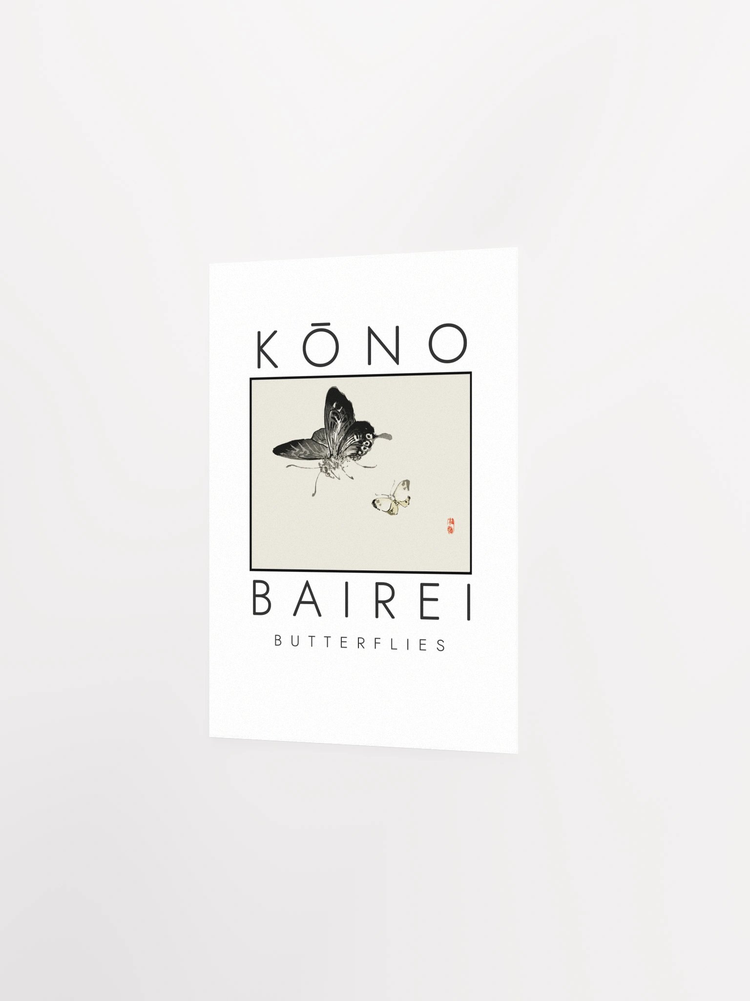 Kono Bairei Butterflies Poster product image (14)