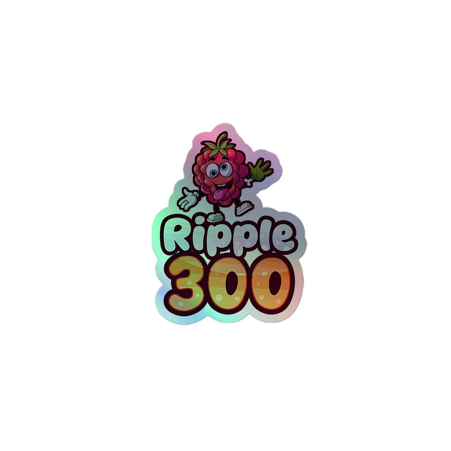 Ripple Logo Holographic Sticker Sheet product image (1)