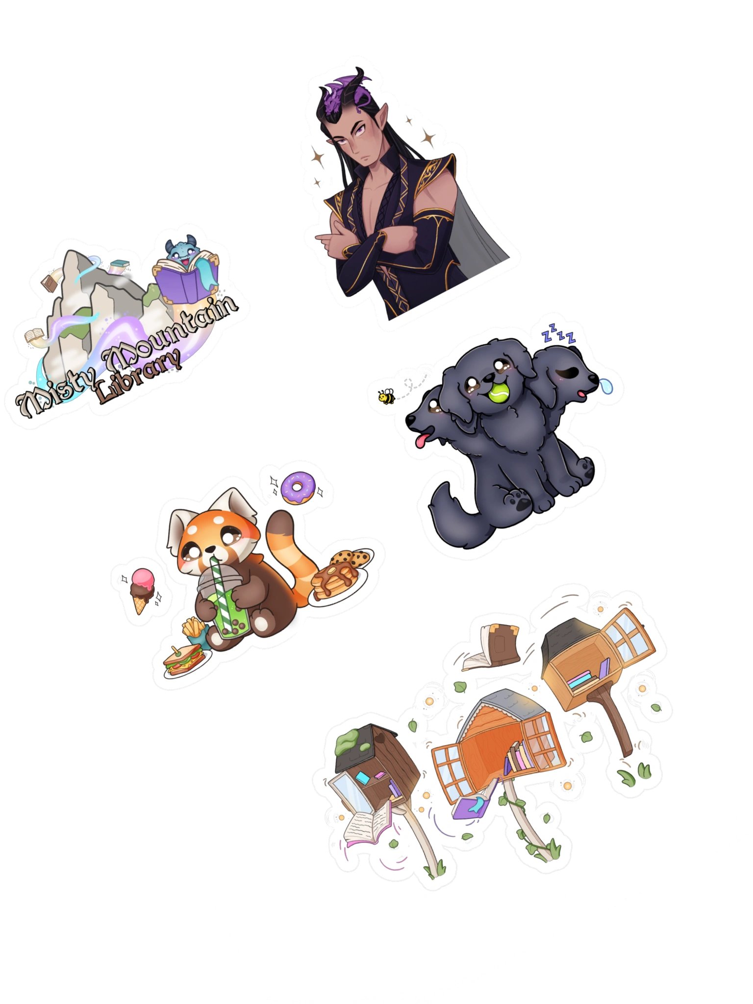 Legends and Librarians Sticker Sheet 2 product image (1)
