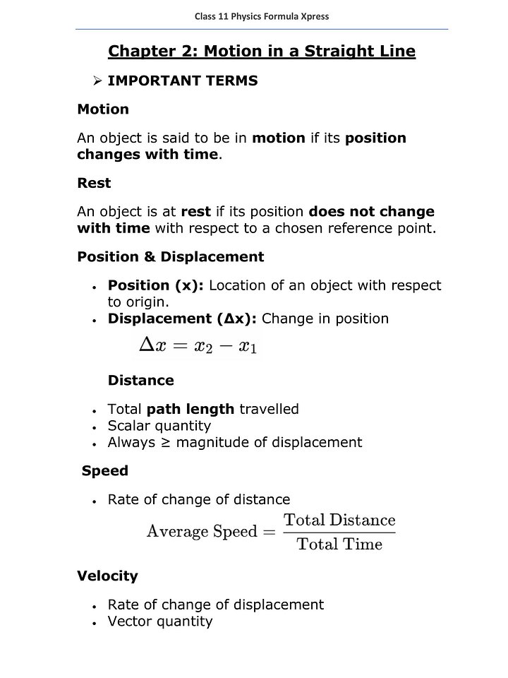 Class 11 Physics Formula Xpress product image (2)