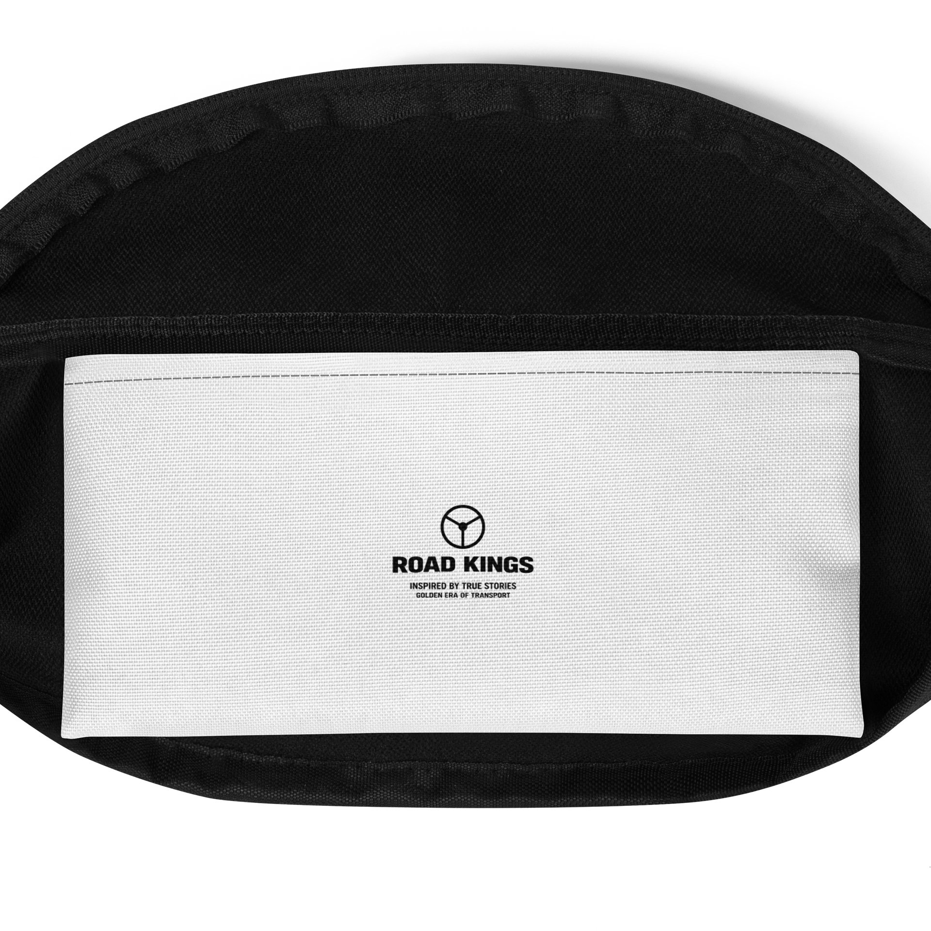Fern Schnell Gut Waist Bag – Vintage Güterfernverkehr Print product image (4)