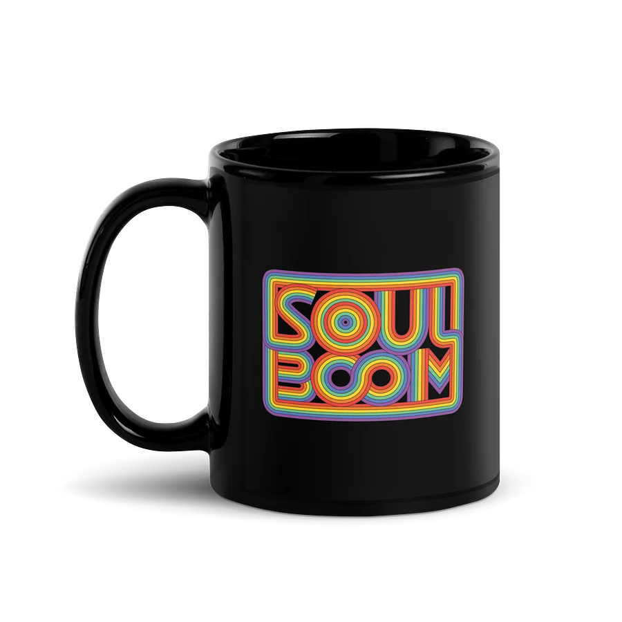 Rainbow Logo Mug - Black product image (1)