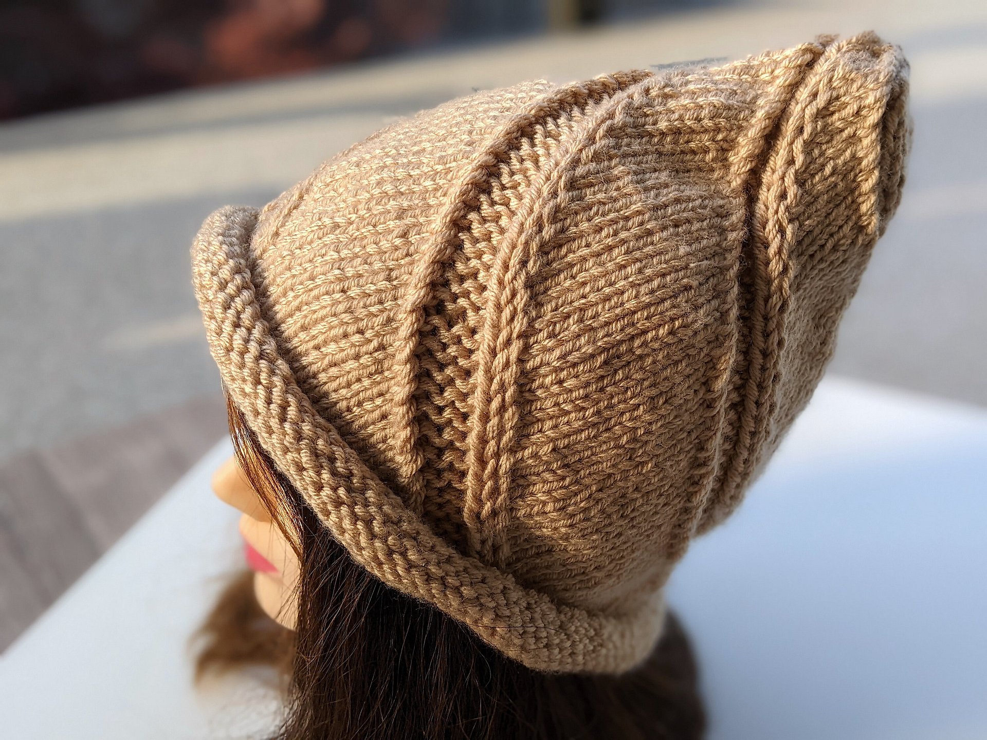 Swirl Witch Knit Hat Pattern product image (8)